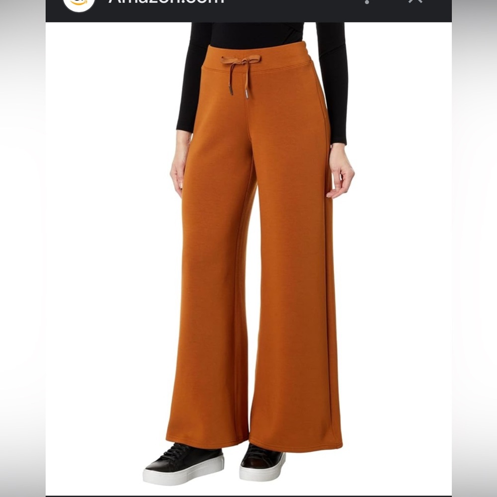 SPANX AirEssentials Wide Leg Pants in Butterscotch